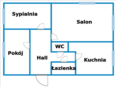 Mieszkanie na sprzedaż, Ruda Śląska pow, Ruda Śląska gm, Ruda Śląska, Dunajewskiego